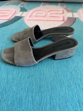 Alexander Wang Suede Slide Sandals